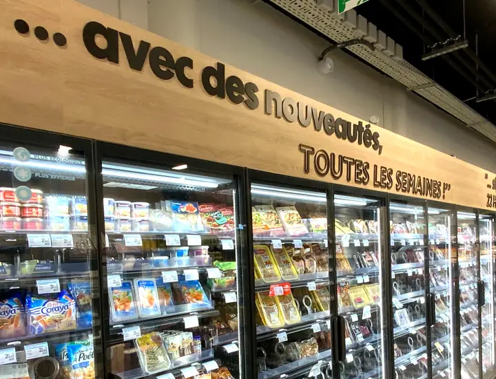 Carrefour City : signalétique intérieure
