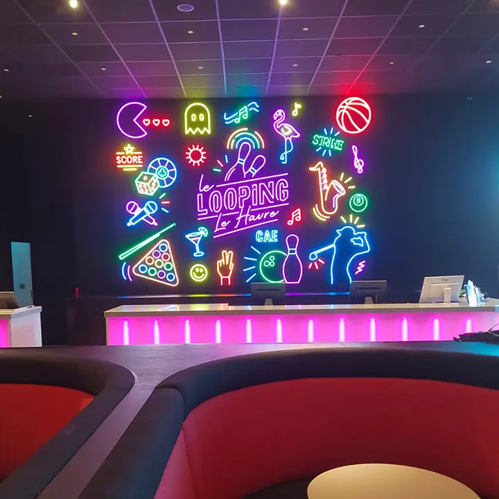Le Looping : néons led